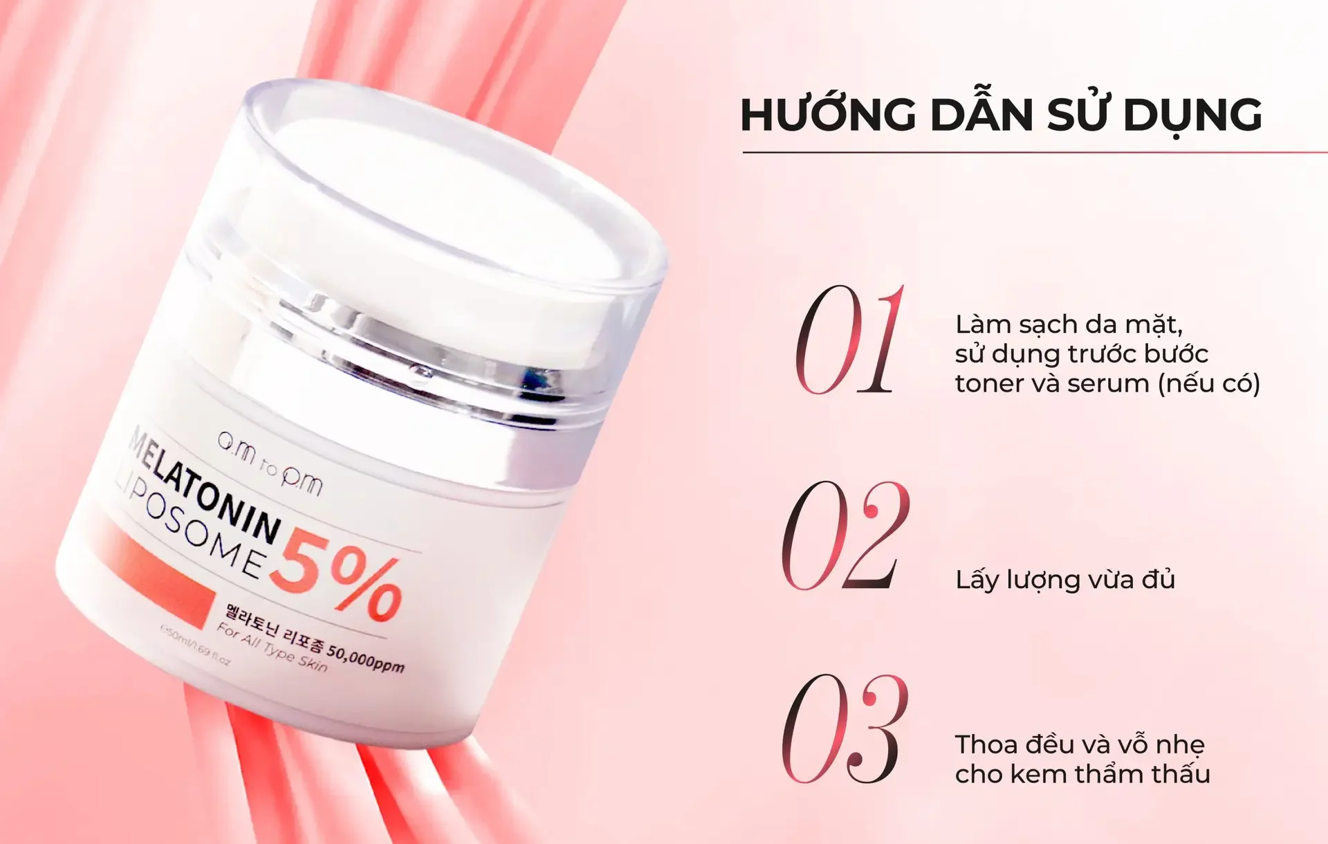 Kem dưỡng Melatonin Liposome 5%